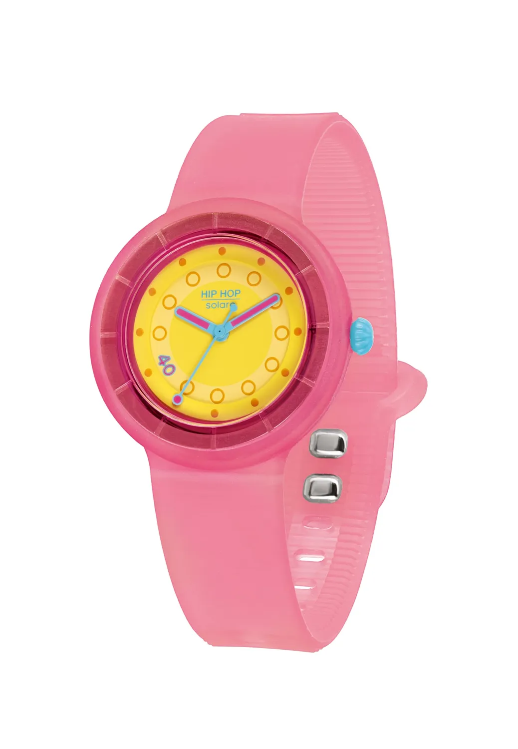 Hip Hop Hero.Dot Solar orologio donna giallo 34mm