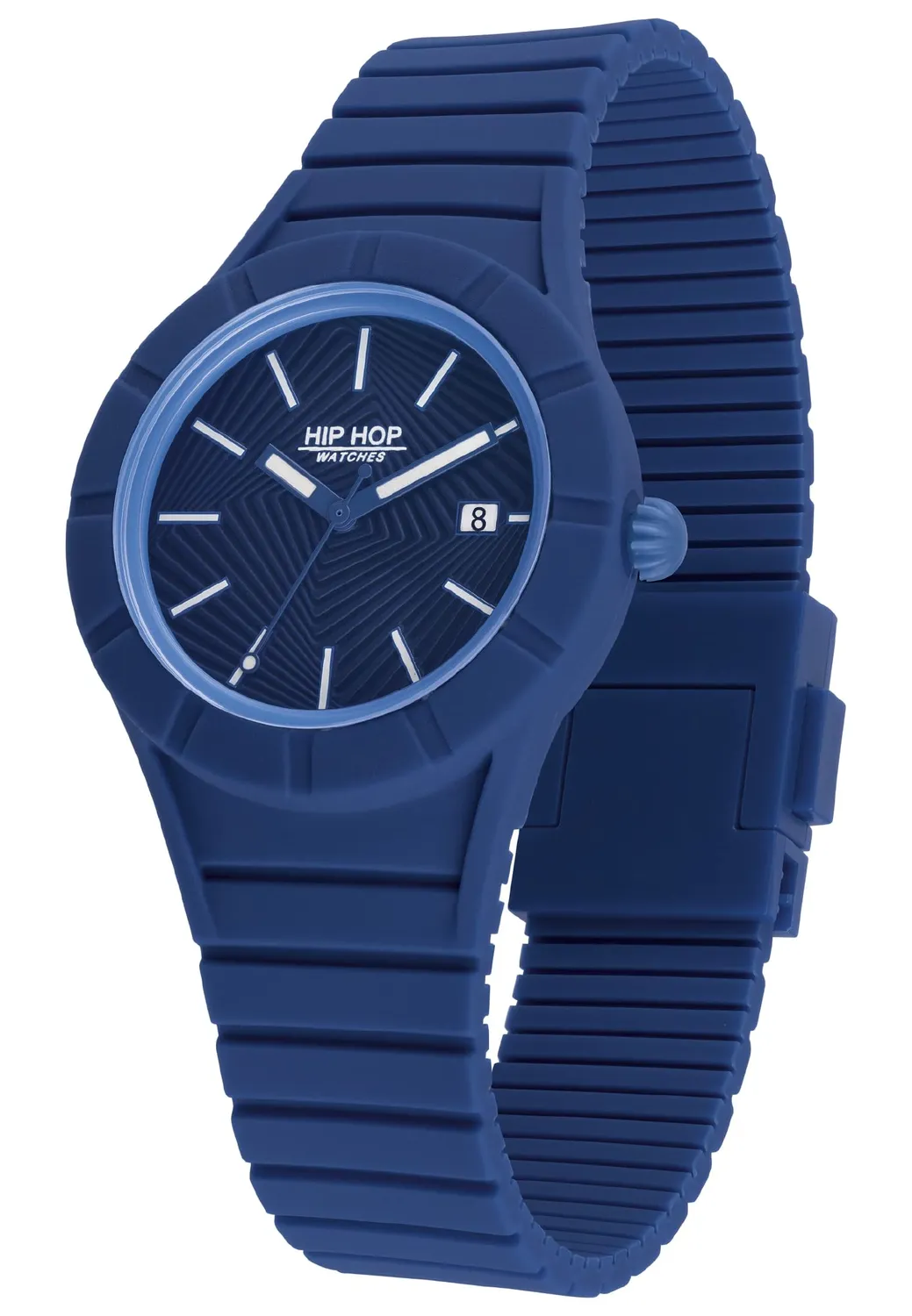 Hip Hop X Man HWU1077 orologio uomo blu silicone 42 mm