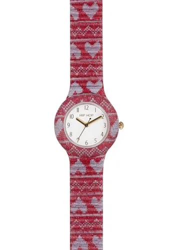 Hip Hop Love Me Yes Cuori orologio donna rosso 32 mm