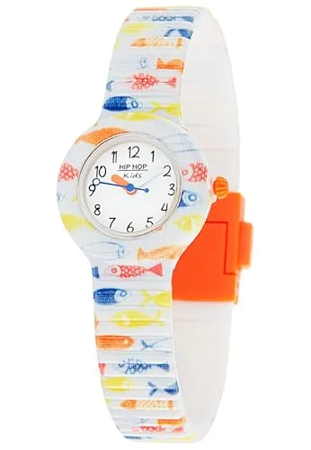 Hip Hop Kids Fun HWU1159 orologio bambino bianco tessuto