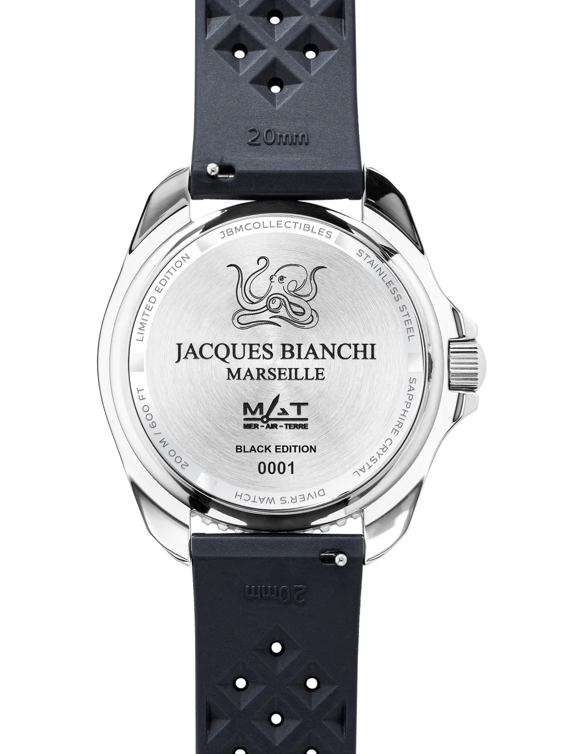 Jacques Bianchi JB200 Poulpro orologio automatico nero
