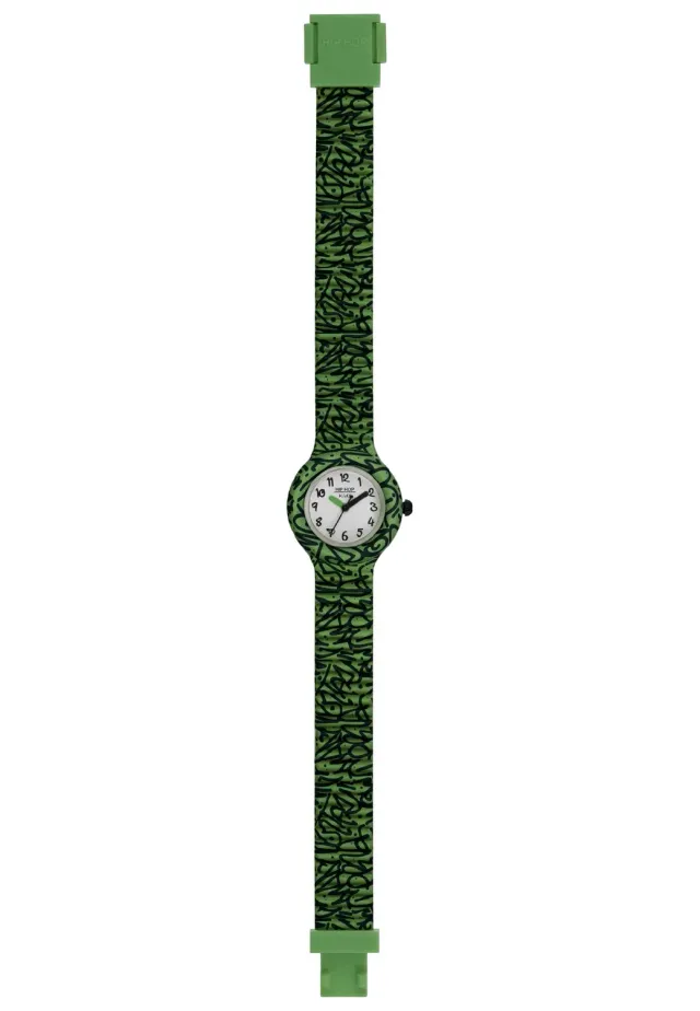 Hip Hop Kids Fun orologio bambina silicone verde tie dye