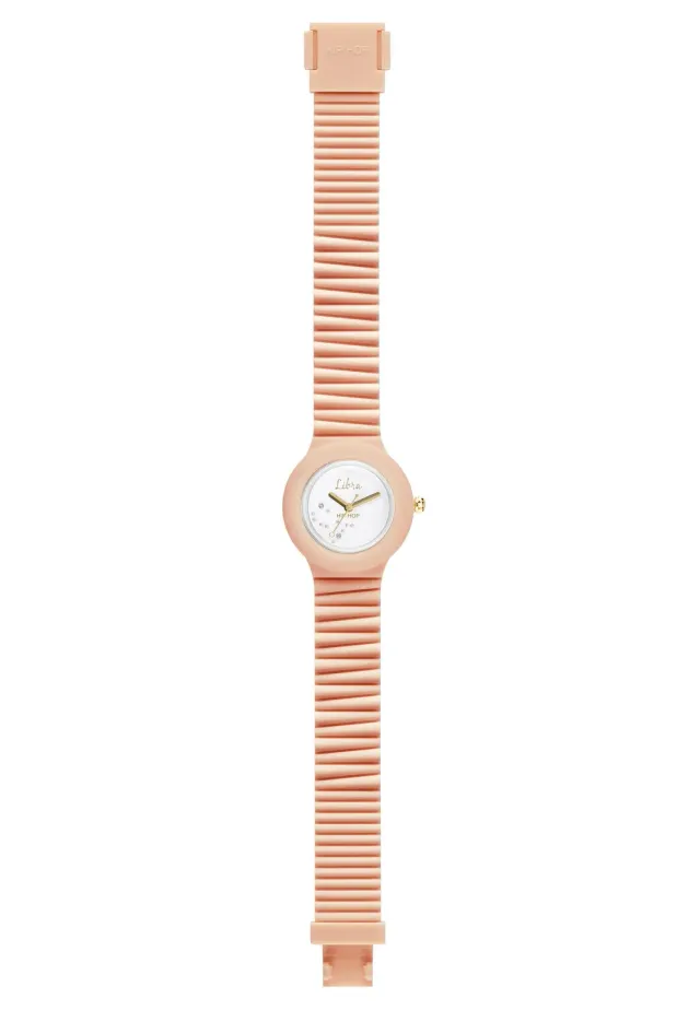Hip Hop Starlights Bilancia orologio donna rosa polvere cristalli