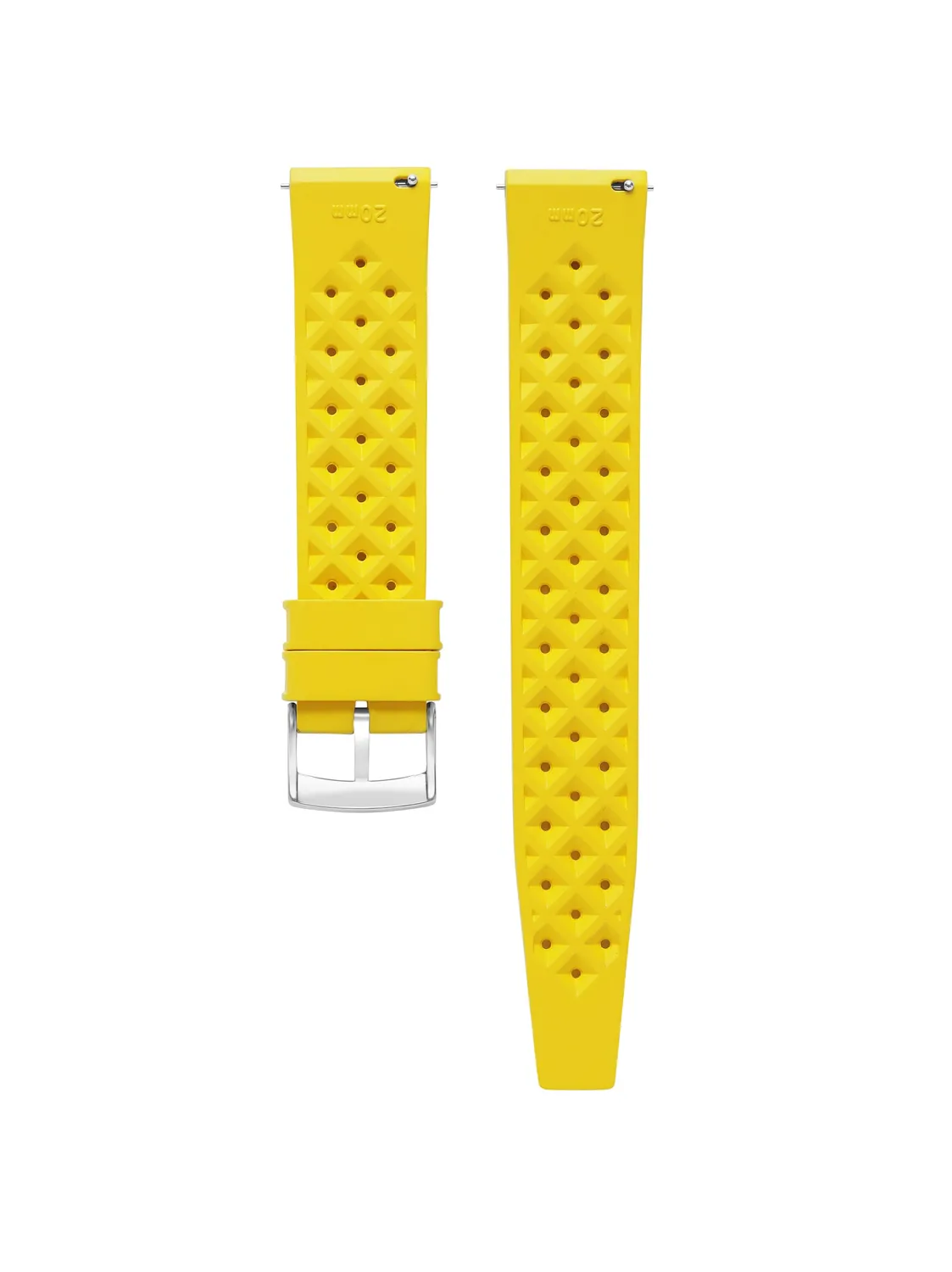 Jacques Bianchi JB200 bracciale gomma Tropic giallo 20mm
