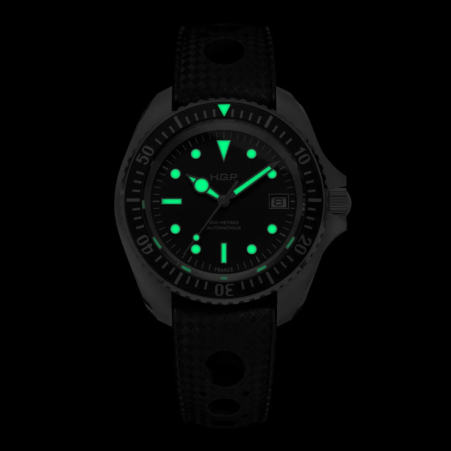 H.G.P. Diver 200M Automatic orologio 42 mm nero