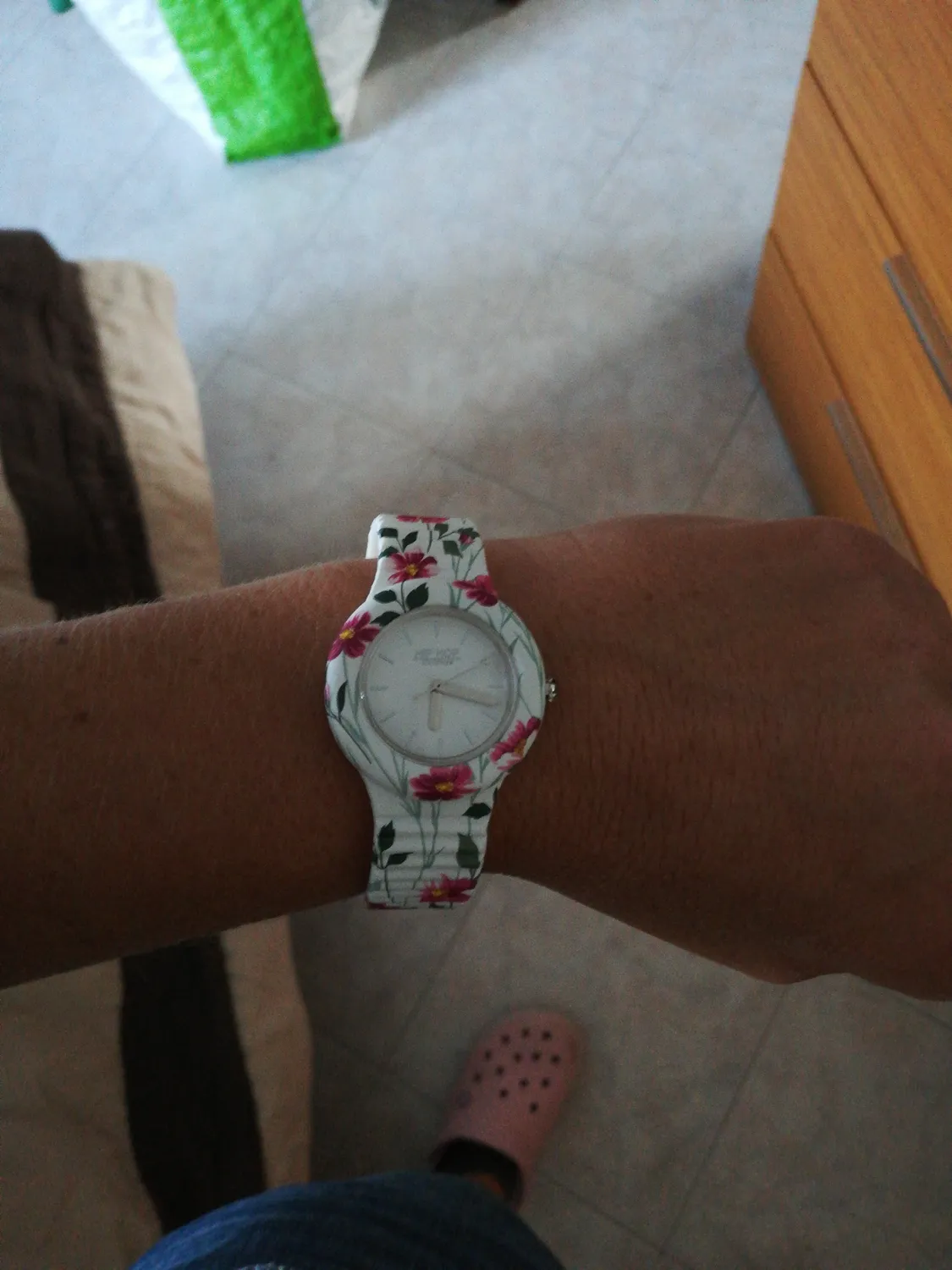 Hip Hop Spring Fever Wild Flower orologio donna silicone multicolor