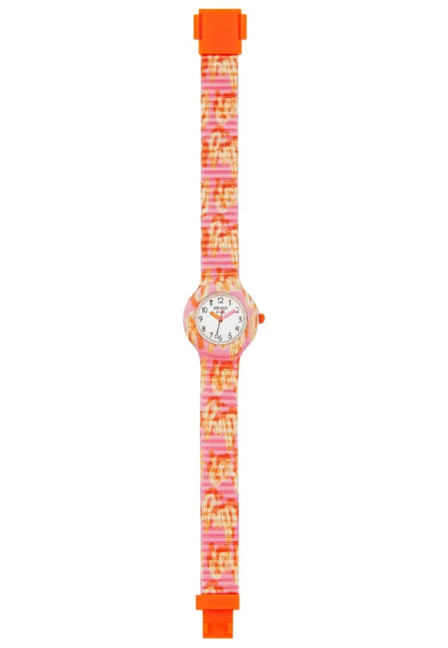 Hip Hop Kids Fun orologio bambina silicone tessuto 28 mm