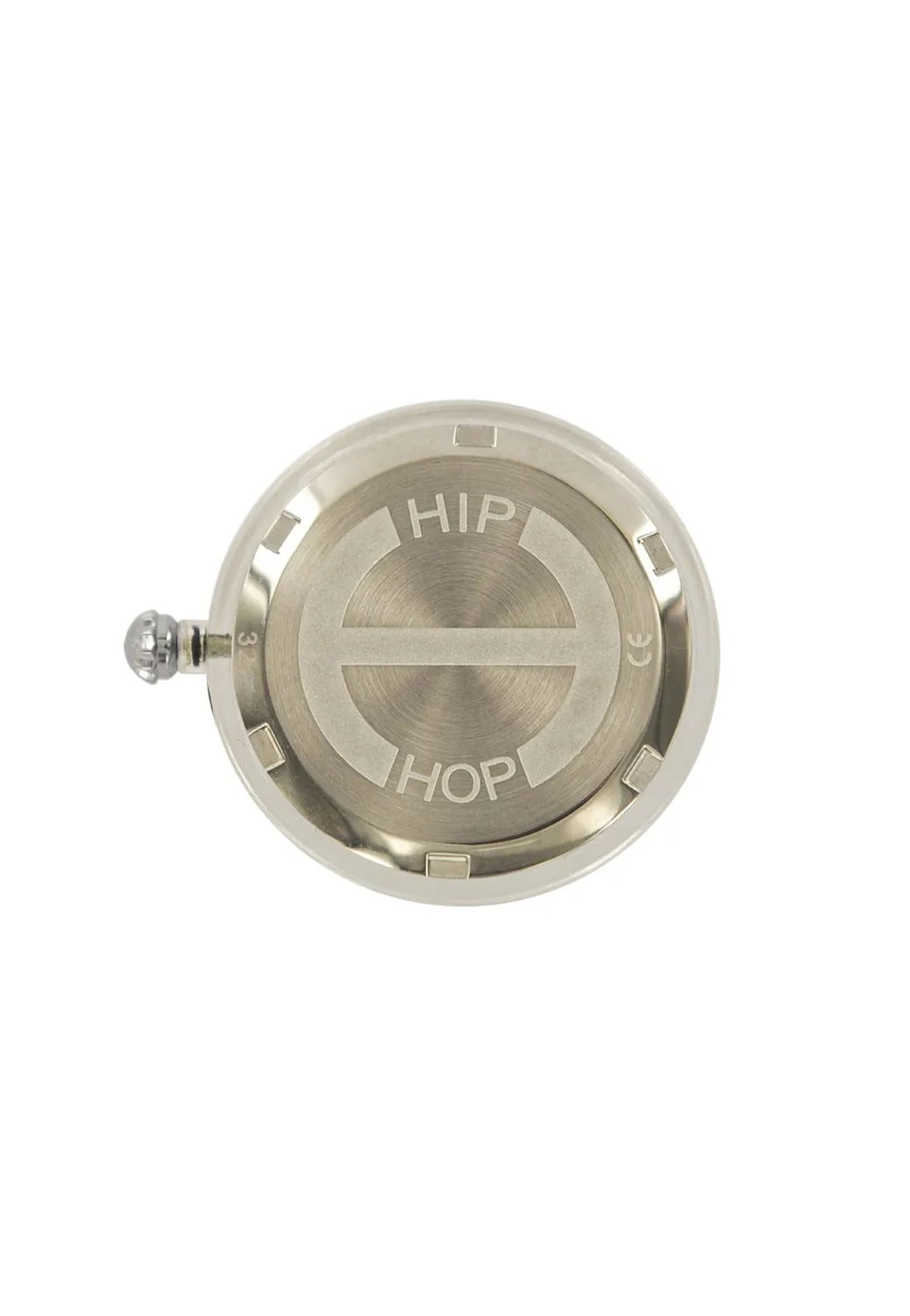 Hip Hop Hero.Dot Bezel orologio donna silicone nero 34mm