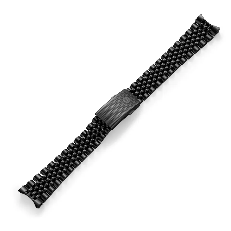 H.G.P. NSA 844 bracciale acciaio 20 mm PVD nero