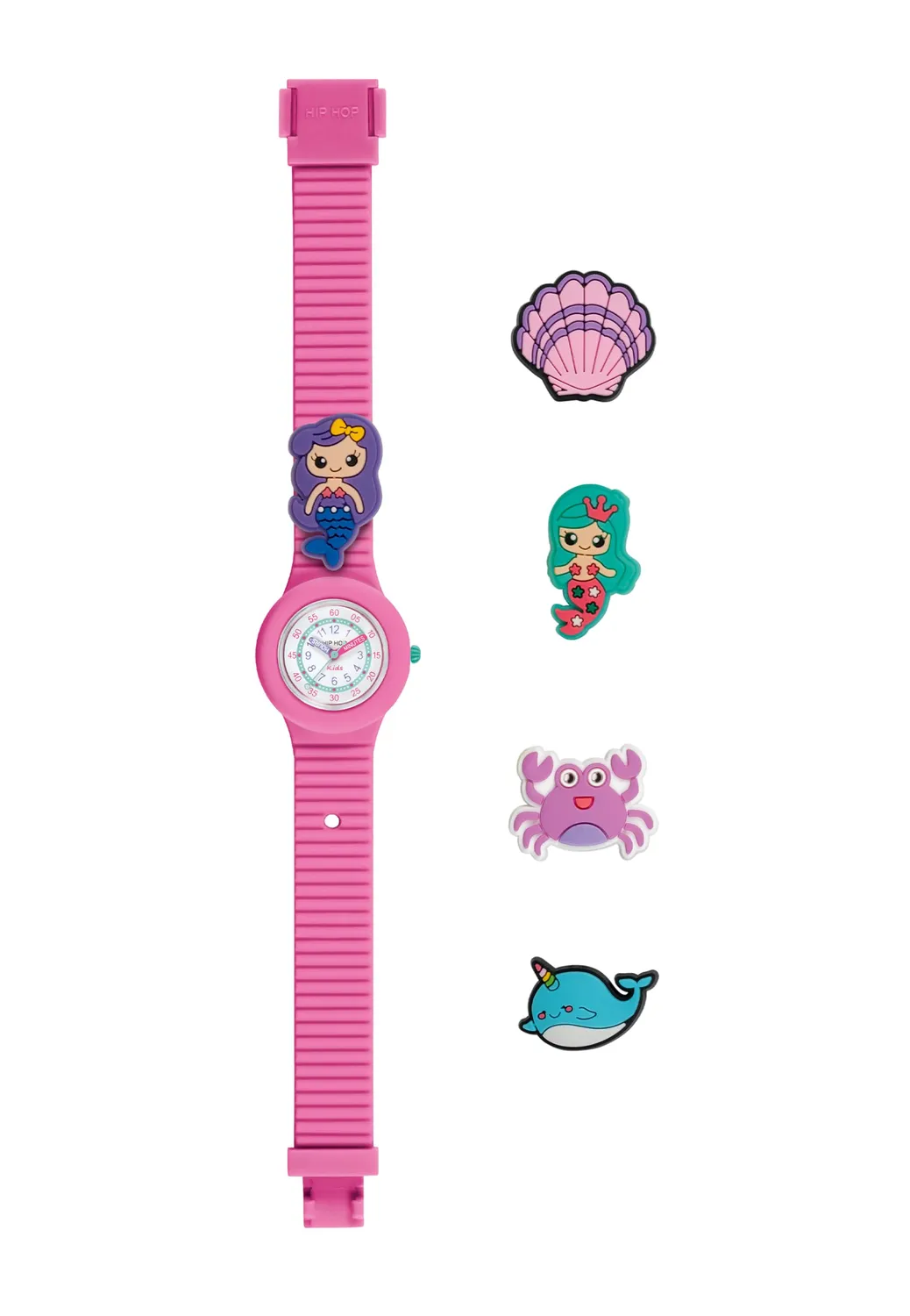 Hip Hop PinTastic! orologio bambini fucsia 32 mm pin