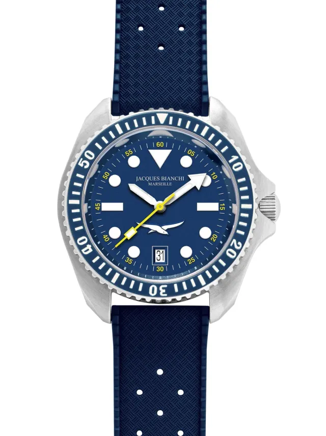 Jacques Bianchi JB200 CNM orologio automatico blu 42mm