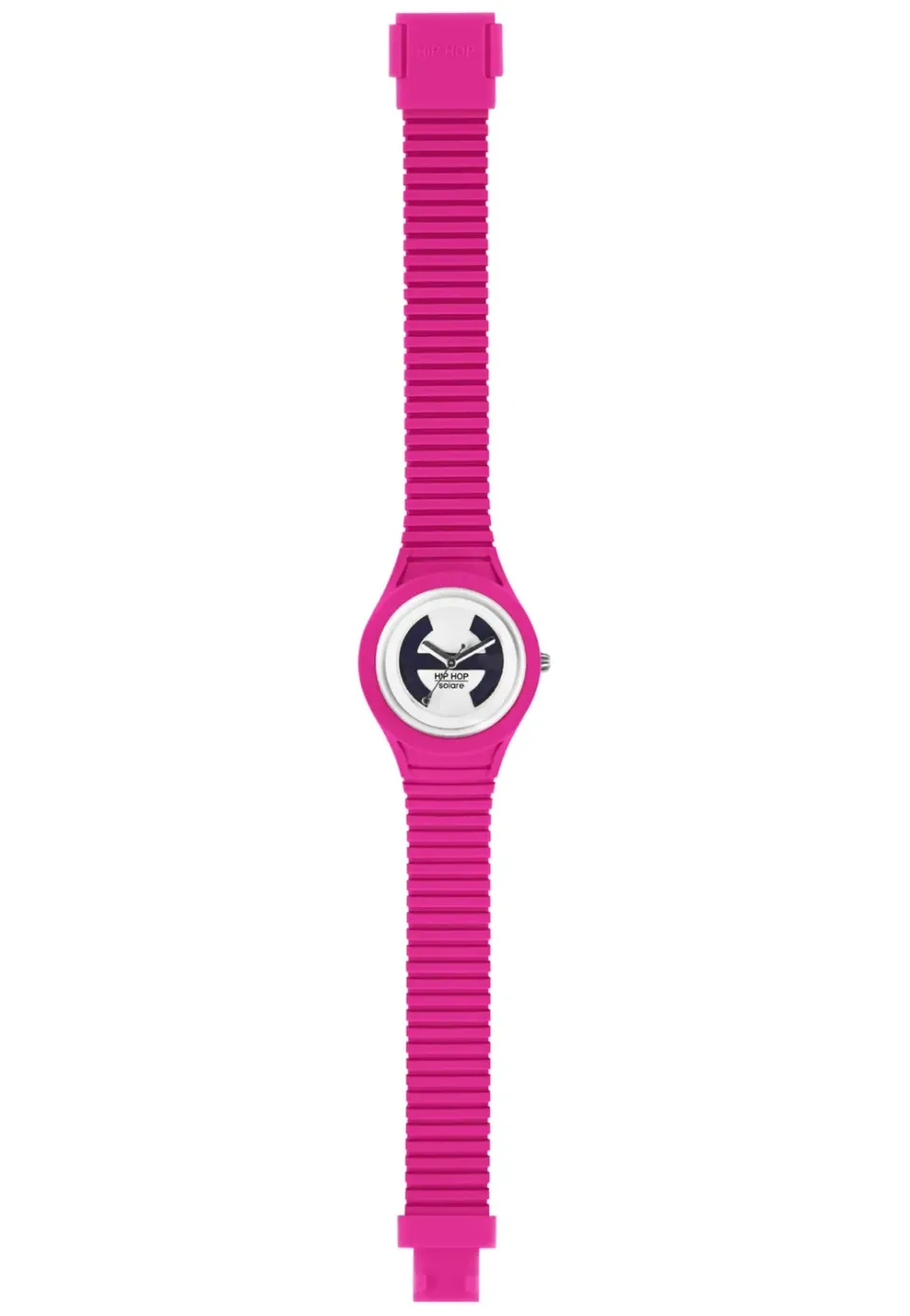 Hip Hop Solare orologio donna fucsia silicone 34mm