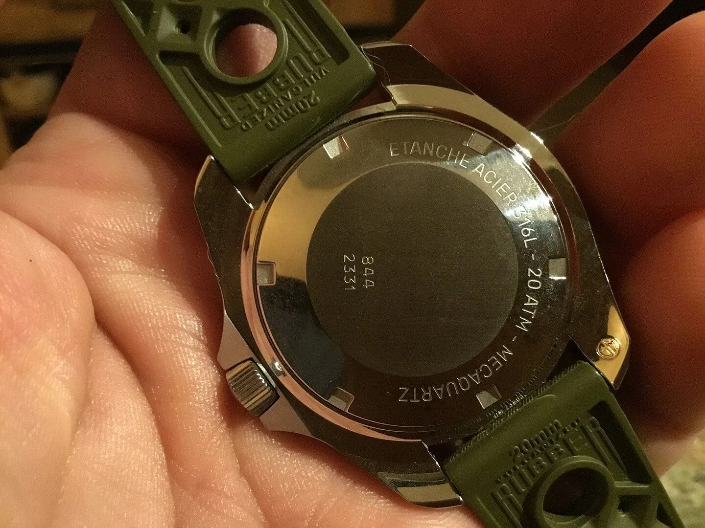H.G.P. Diver 200M Mecaquartz Commando orologio subacqueo nero