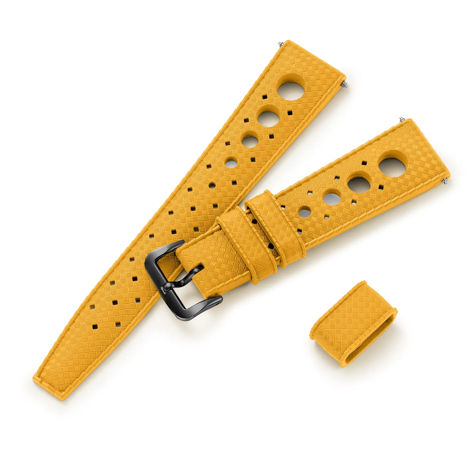 H.G.P. Tropic Rally cinturino giallo 20 mm acciaio