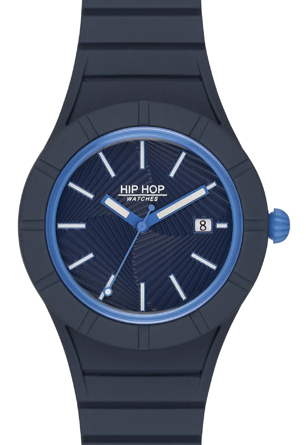 Hip Hop X-Man HWU1076 orologio uomo silicone nero