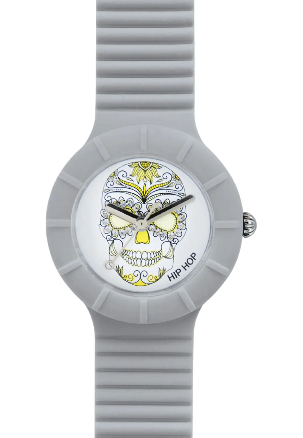 Hip Hop Hero 32 HWU0471 orologio donna silicone grigio skull