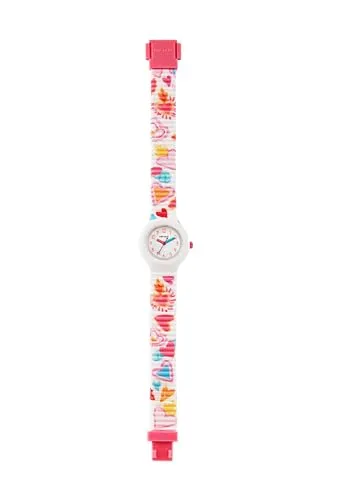 Hip Hop Kids Fun Color Heart orologio bambina silicone