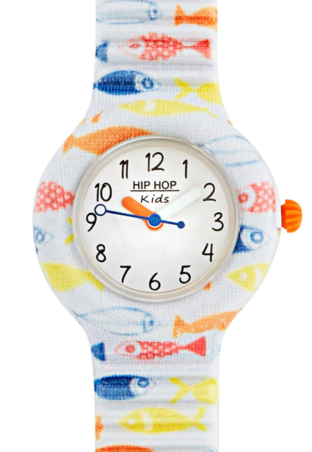 Hip Hop Kids Fun HWU1159 orologio bambino bianco tessuto