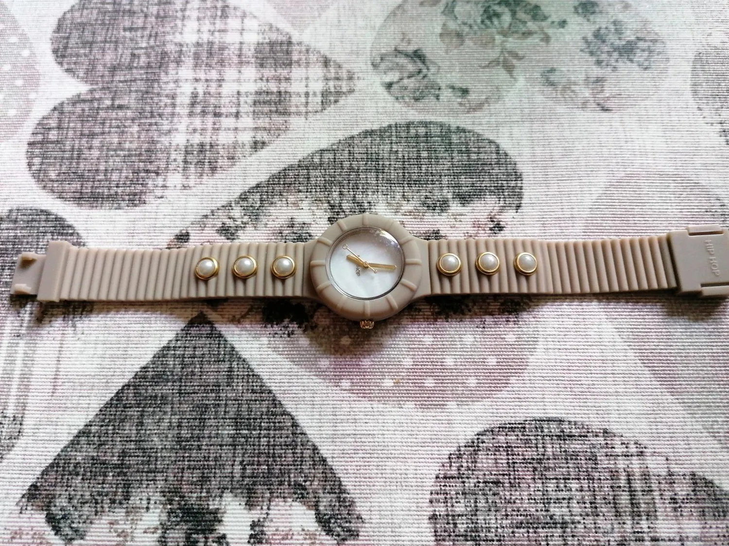 Hip Hop Hero 32 HWU0491 orologio donna silicone grigio perla