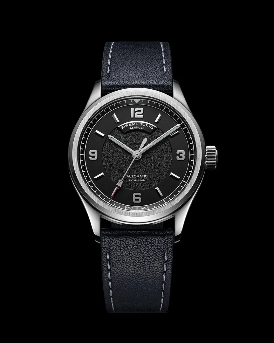 Kiwame Tokyo Iwao Sumi orologio da polso nero