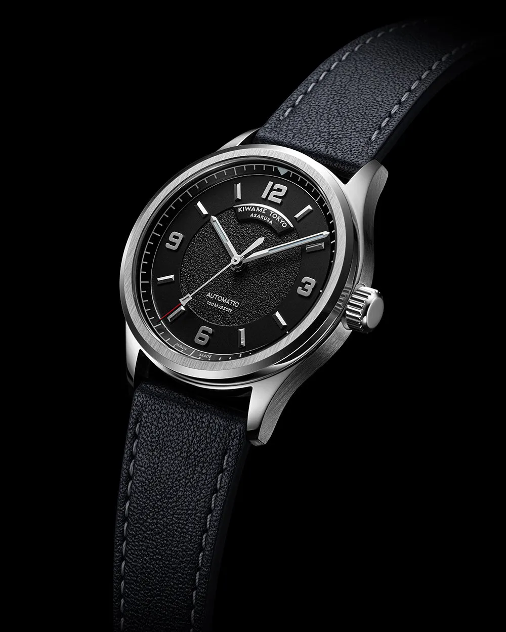 Kiwame Tokyo Iwao Sumi orologio da polso nero