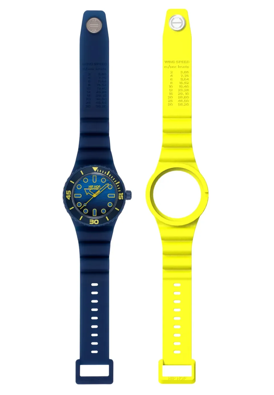 Hip Hop Master orologio uomo 41 mm 2 cinturini silicone