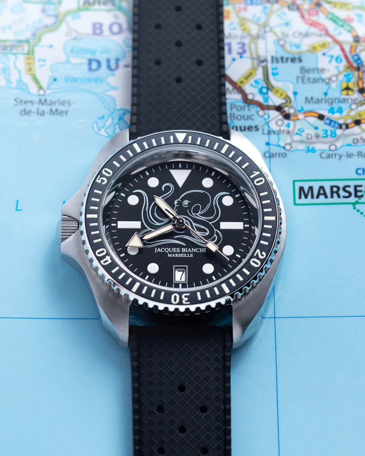 Jacques Bianchi JB200 Poulpro orologio automatico nero