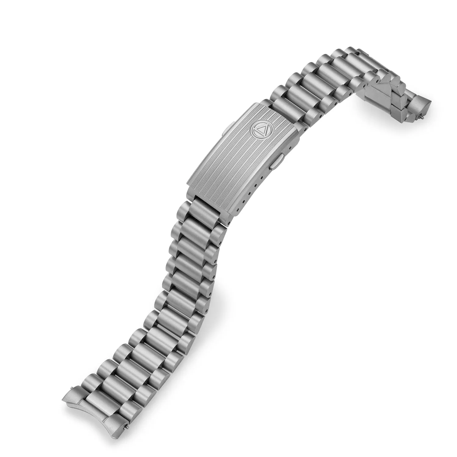 H.G.P. NSA 844 bracciale orologio acciaio 20 mm sabbiato