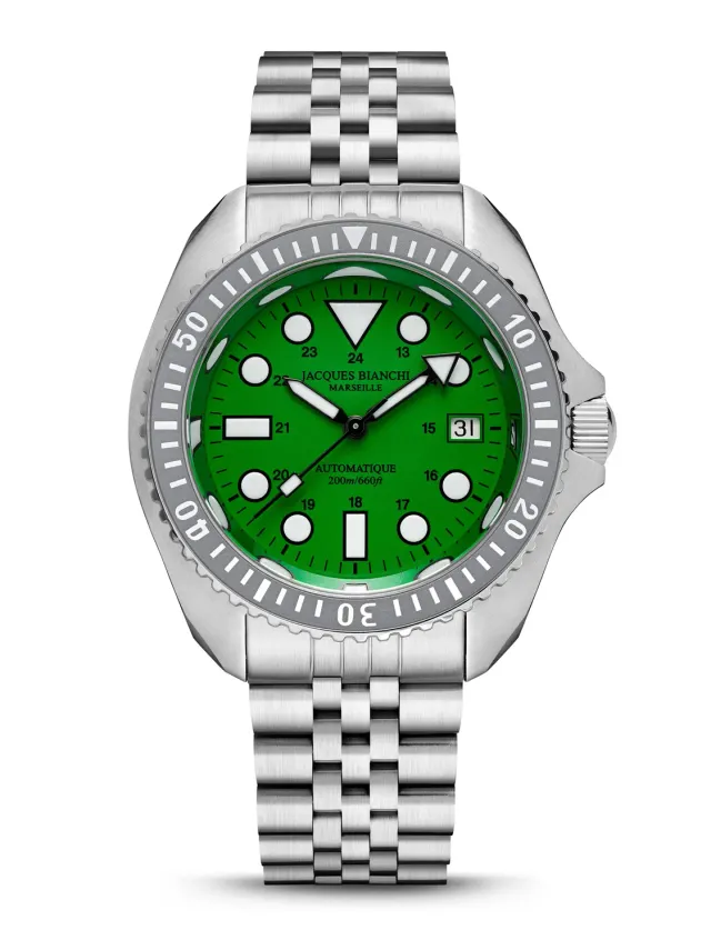 Jacques Bianchi JB200 Aquastrike Verte orologio automatico 42 mm