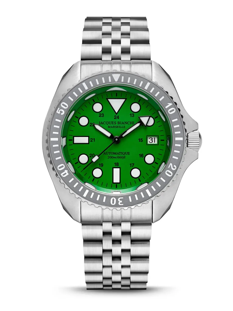 Jacques Bianchi JB200 Aquastrike Verte orologio automatico 42 mm