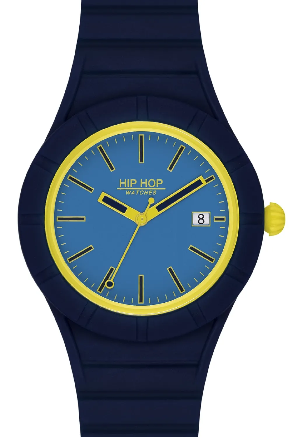 Hip Hop X Man orologio uomo multicolore silicone 42 mm