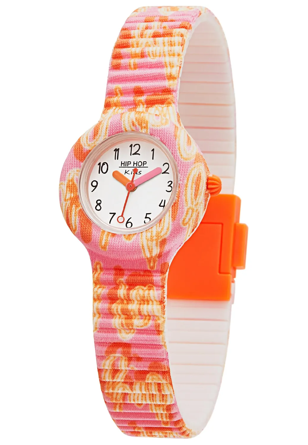 Hip Hop Kids Fun orologio bambina silicone tessuto 28 mm