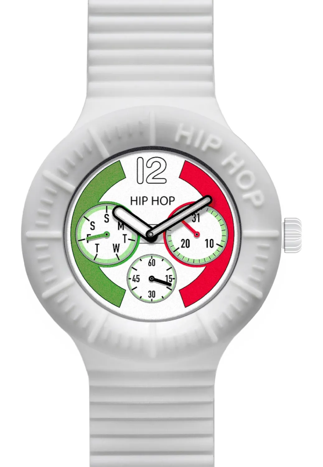 Hip Hop X Man HWU0197 orologio uomo bianco 42 mm