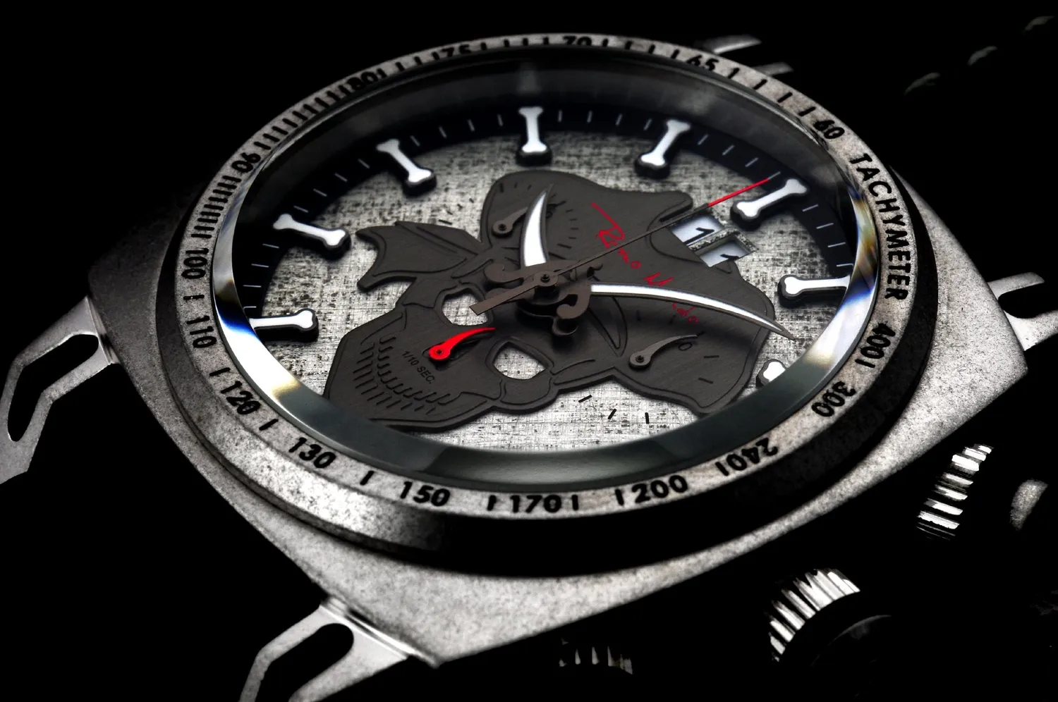 Ritmo Mundo Racer 2221/15 Pirate orologio cronografo 44mm argento