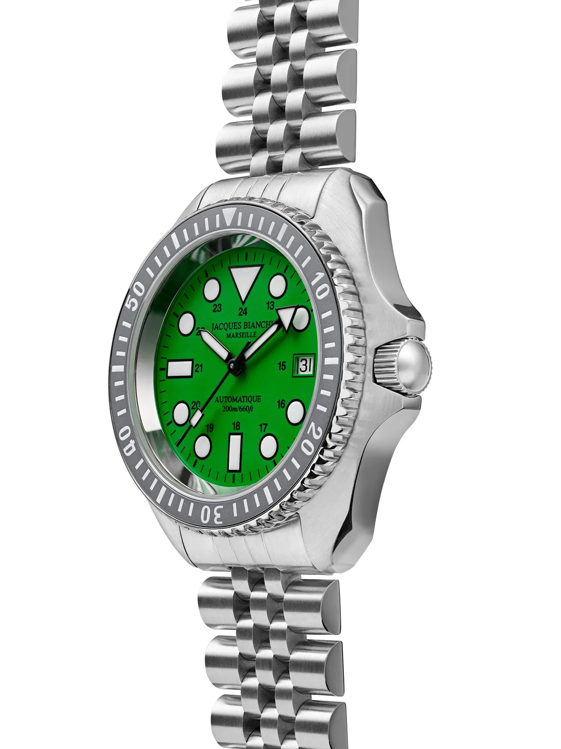 Jacques Bianchi JB200 Aquastrike Verte orologio automatico 42 mm