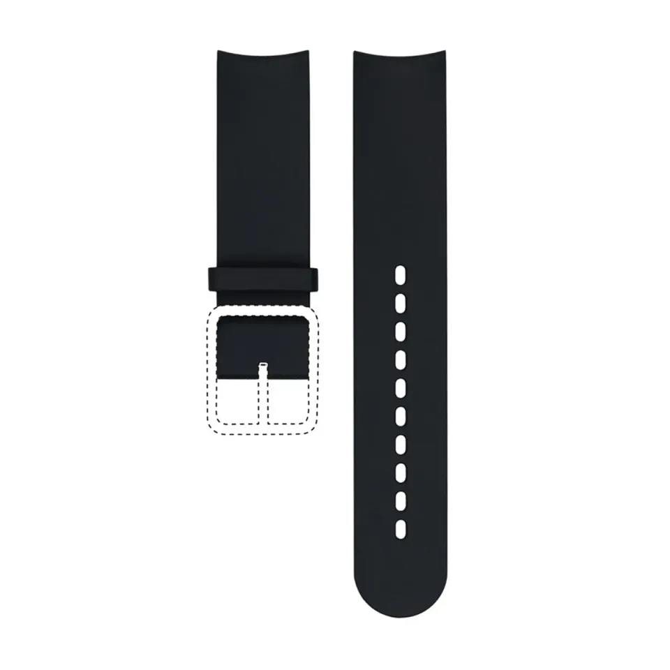 Ressence TYPE 1 e 8 cinturino gomma nero 20 mm