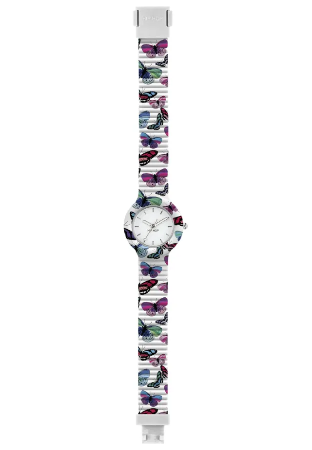 Hip Hop Animals Addicted Butterfly orologio donna multicolor
