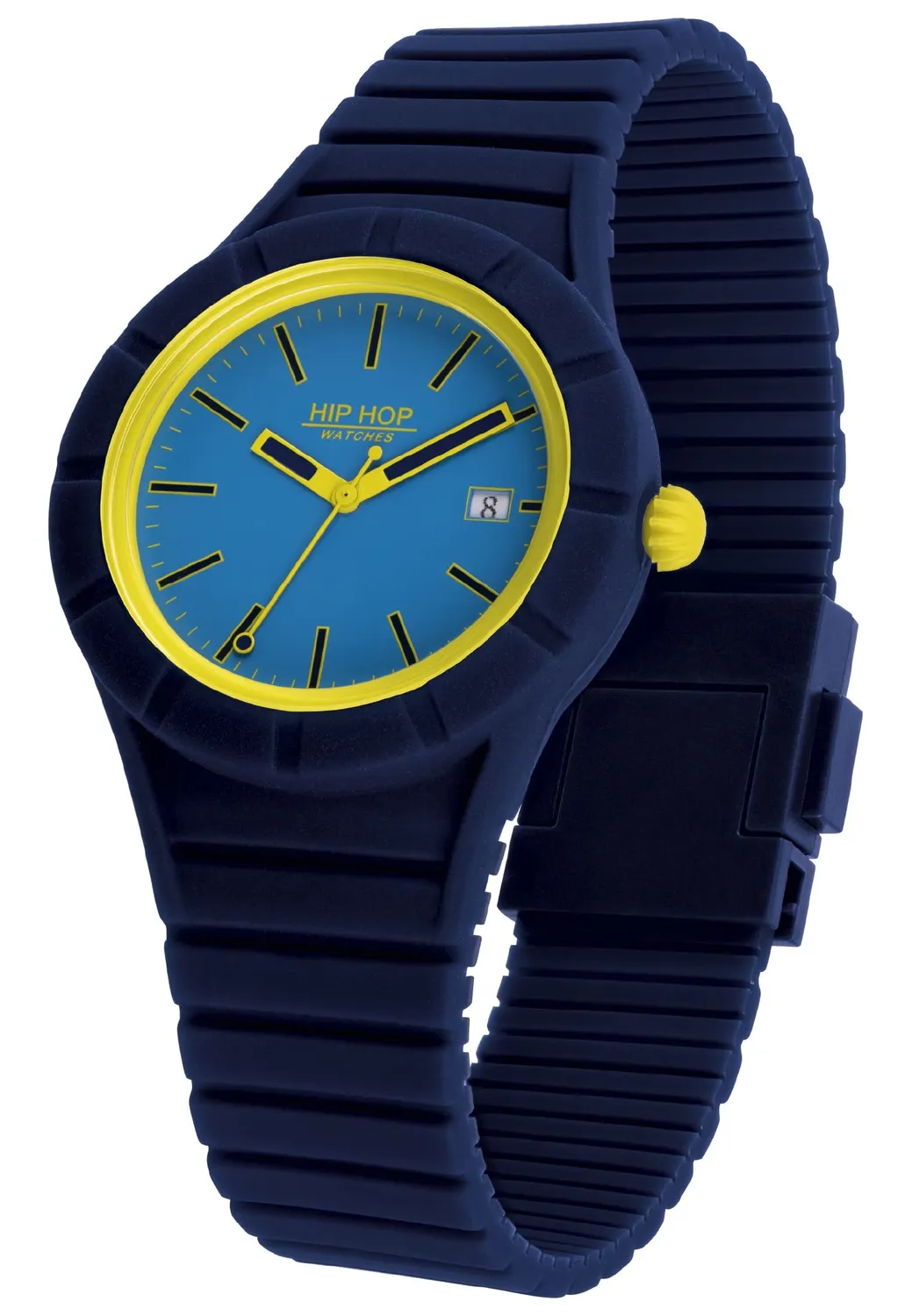 Hip Hop X Man orologio uomo multicolore silicone 42 mm