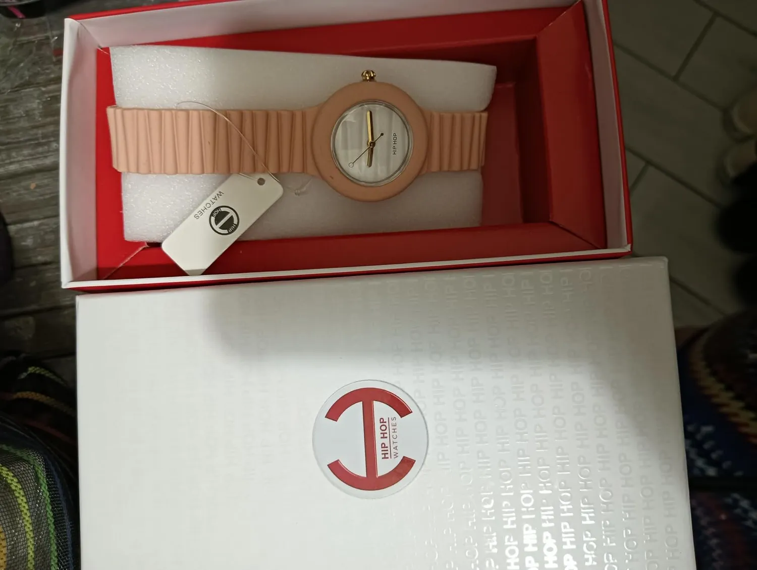 Hip Hop Sensoriality orologio donna silicone arancione 32 mm
