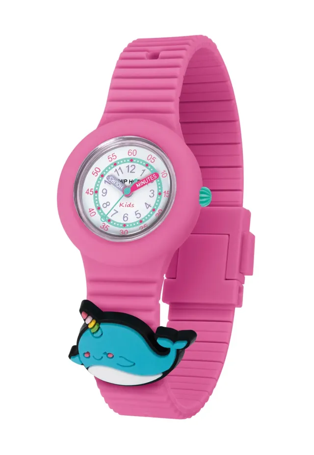 Hip Hop PinTastic! orologio bambini fucsia 32 mm pin