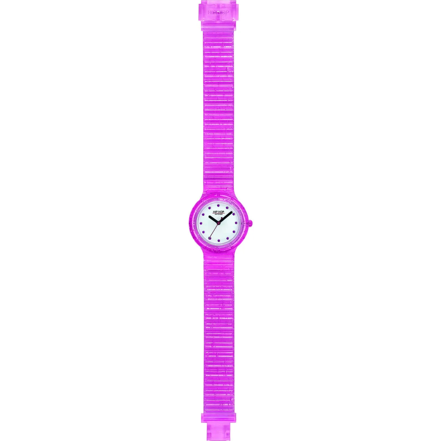 Hip Hop Bubble orologio bambina fucsia silicone bolle