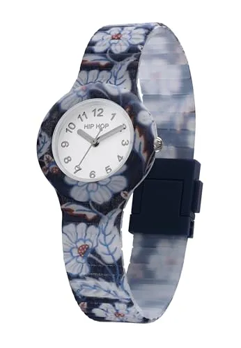 Hip Hop Winter Blossom orologio donna silicone fiori