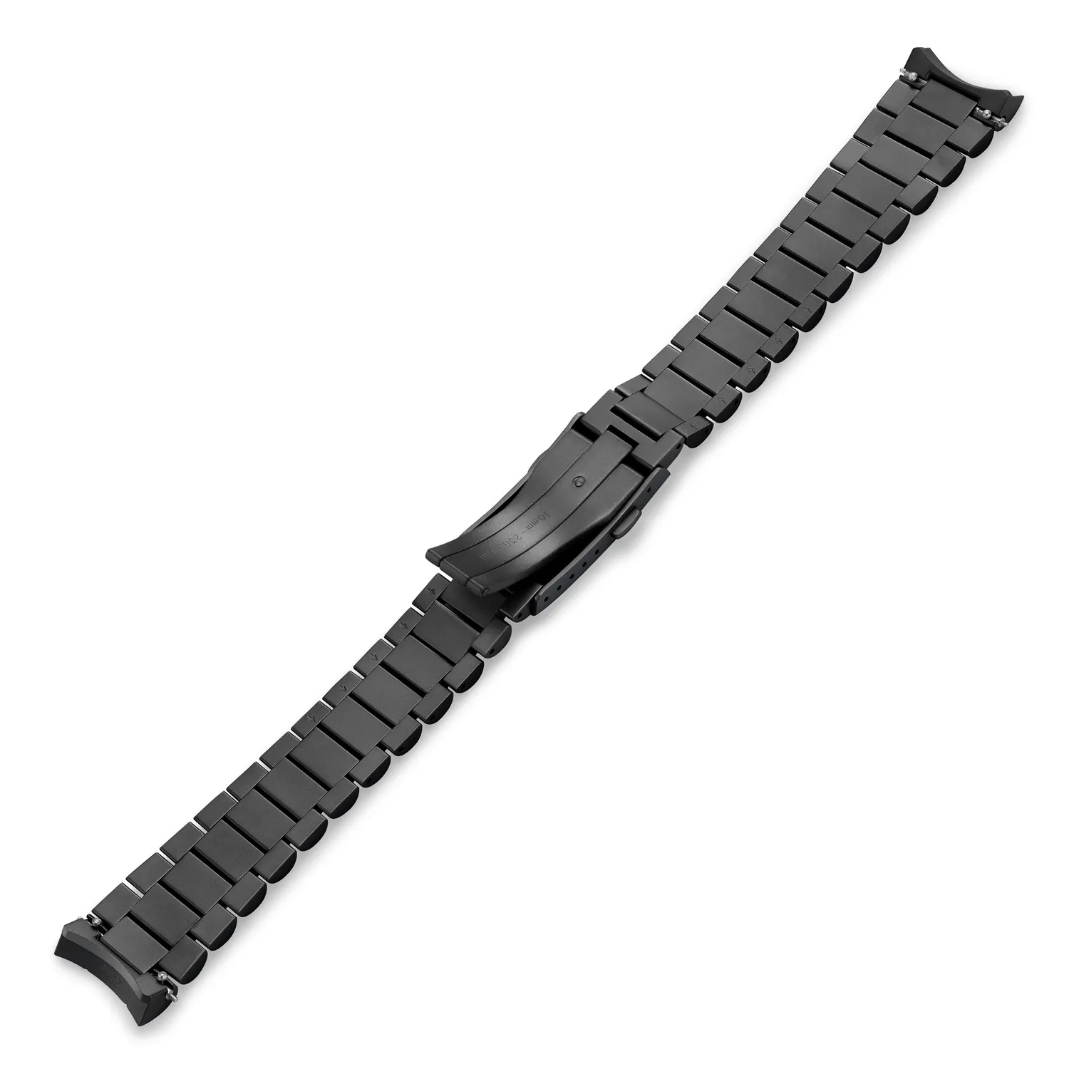H.G.P. NSA 844 bracciale 3 maglie PVD nero 20 mm