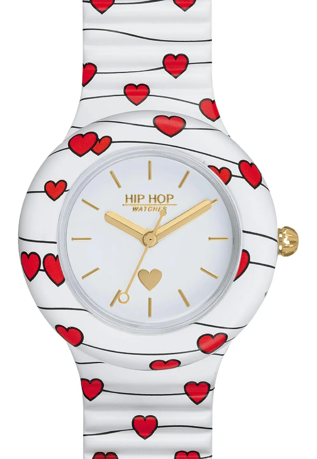 Hip Hop Hero 32 orologio donna silicone stampato 32 mm