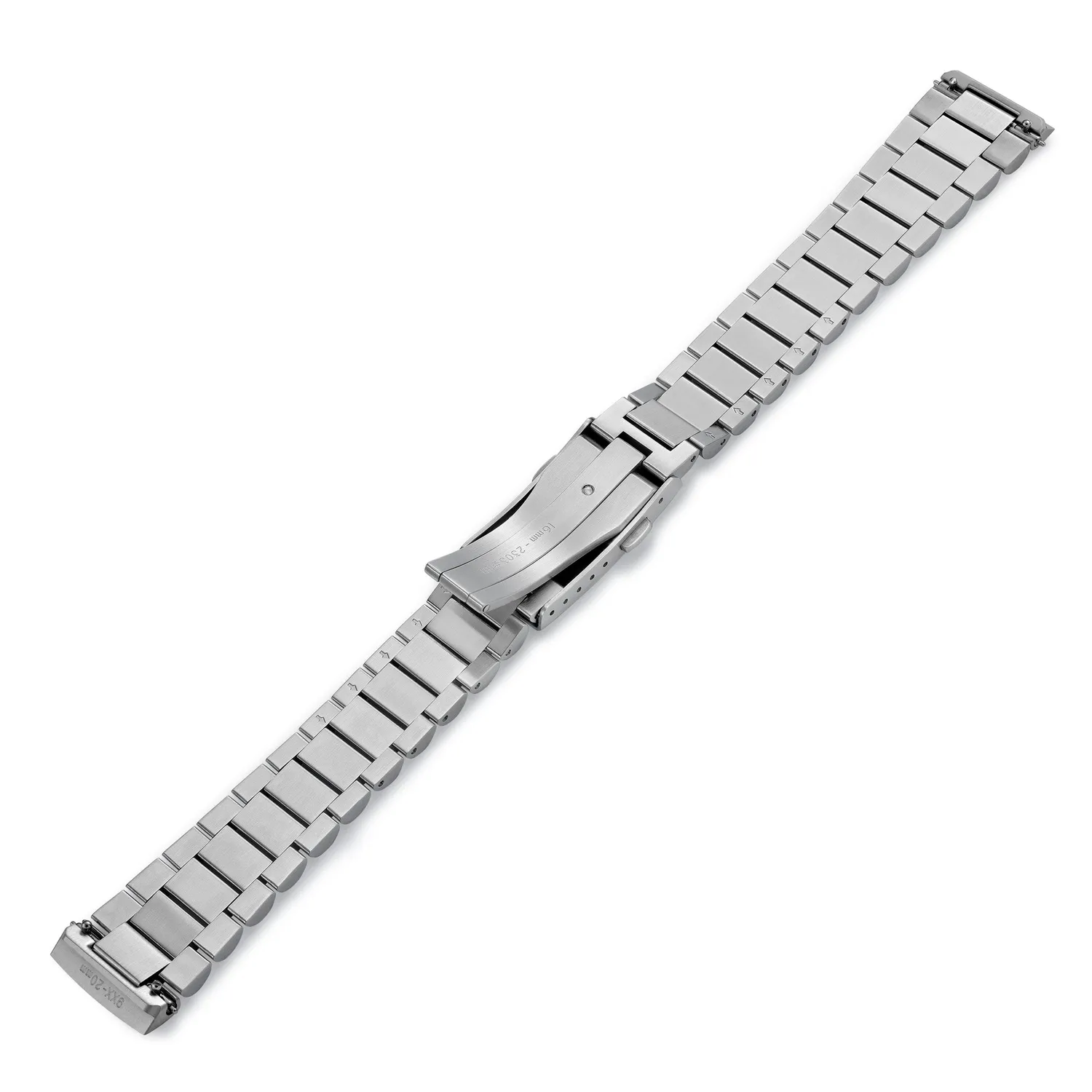 NSA 980 bracciale orologio acciaio 20 mm spazzolato