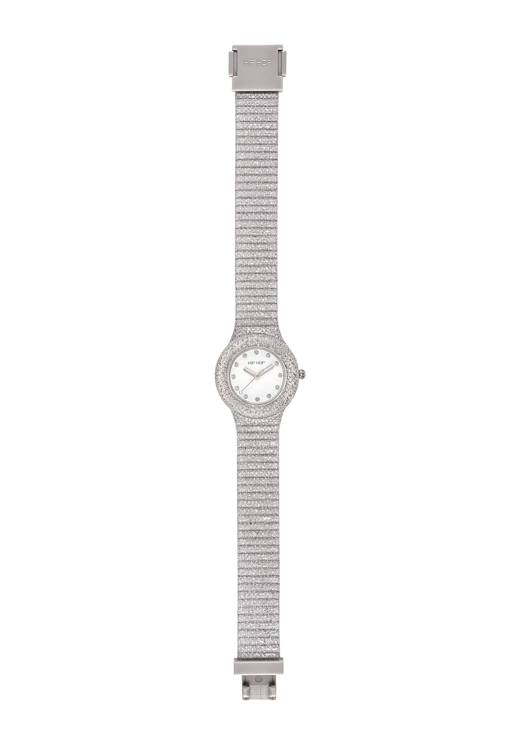 Hip Hop Shimmer Crush orologio donna nero lurex 32 mm