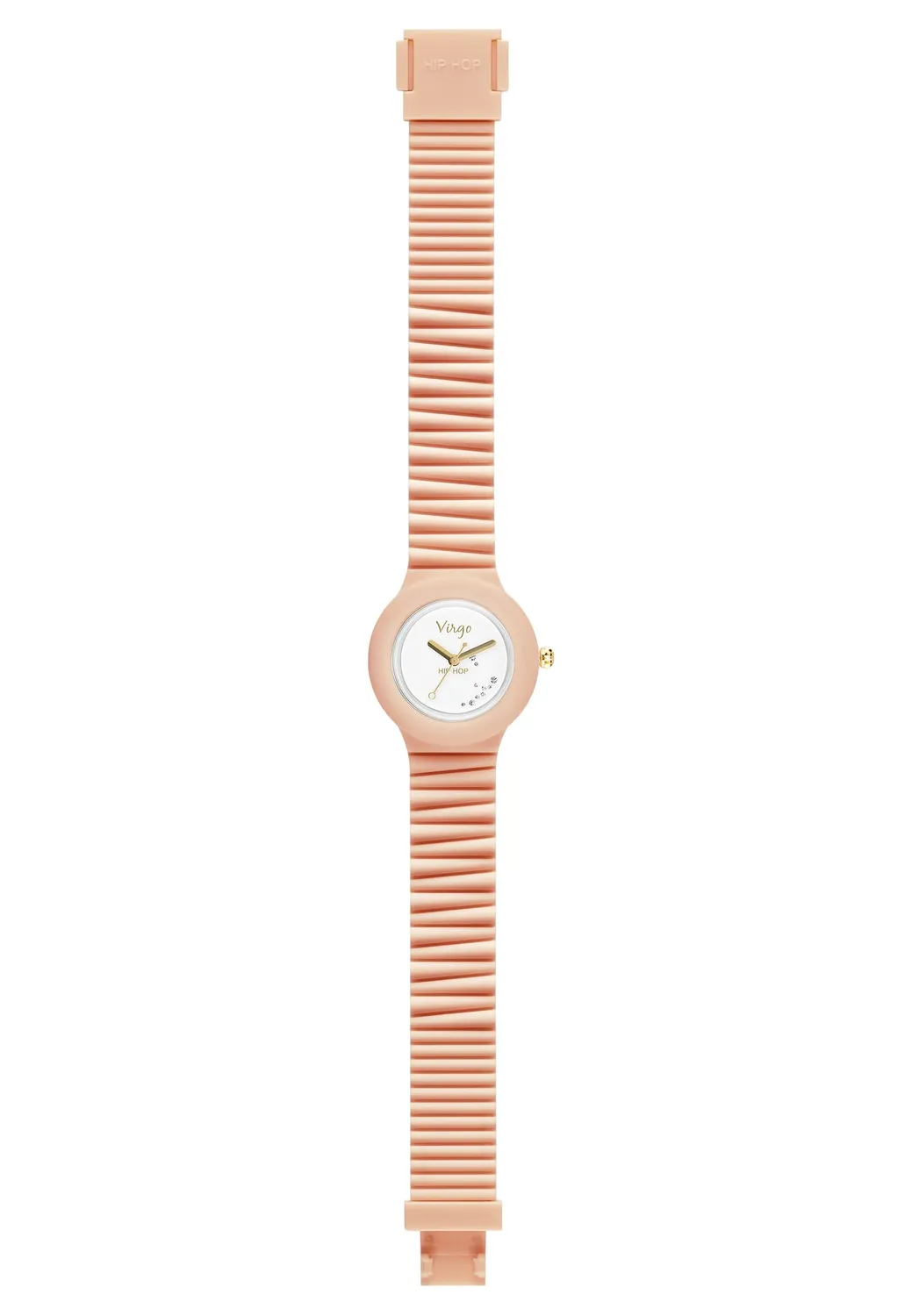 Hip Hop Starlights Bilancia orologio donna rosa polvere cristalli