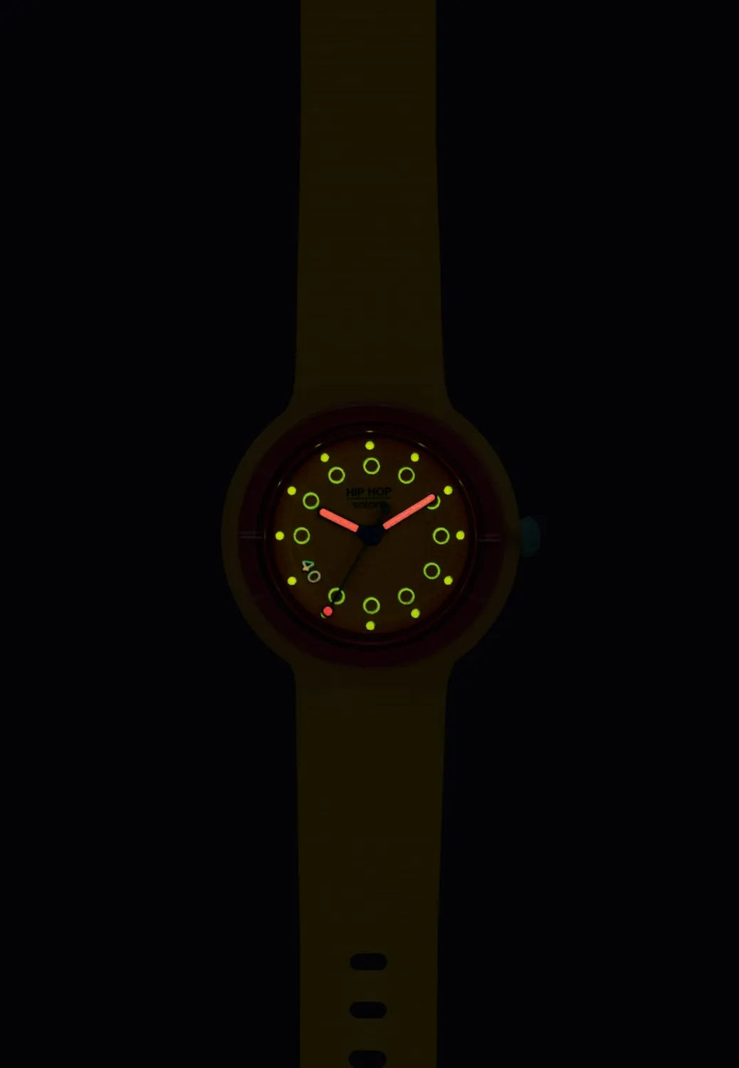 Hip Hop Hero.Dot Solar orologio donna giallo 34mm