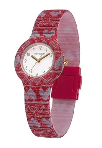 Hip Hop Love Me Yes Cuori orologio donna rosso 32 mm