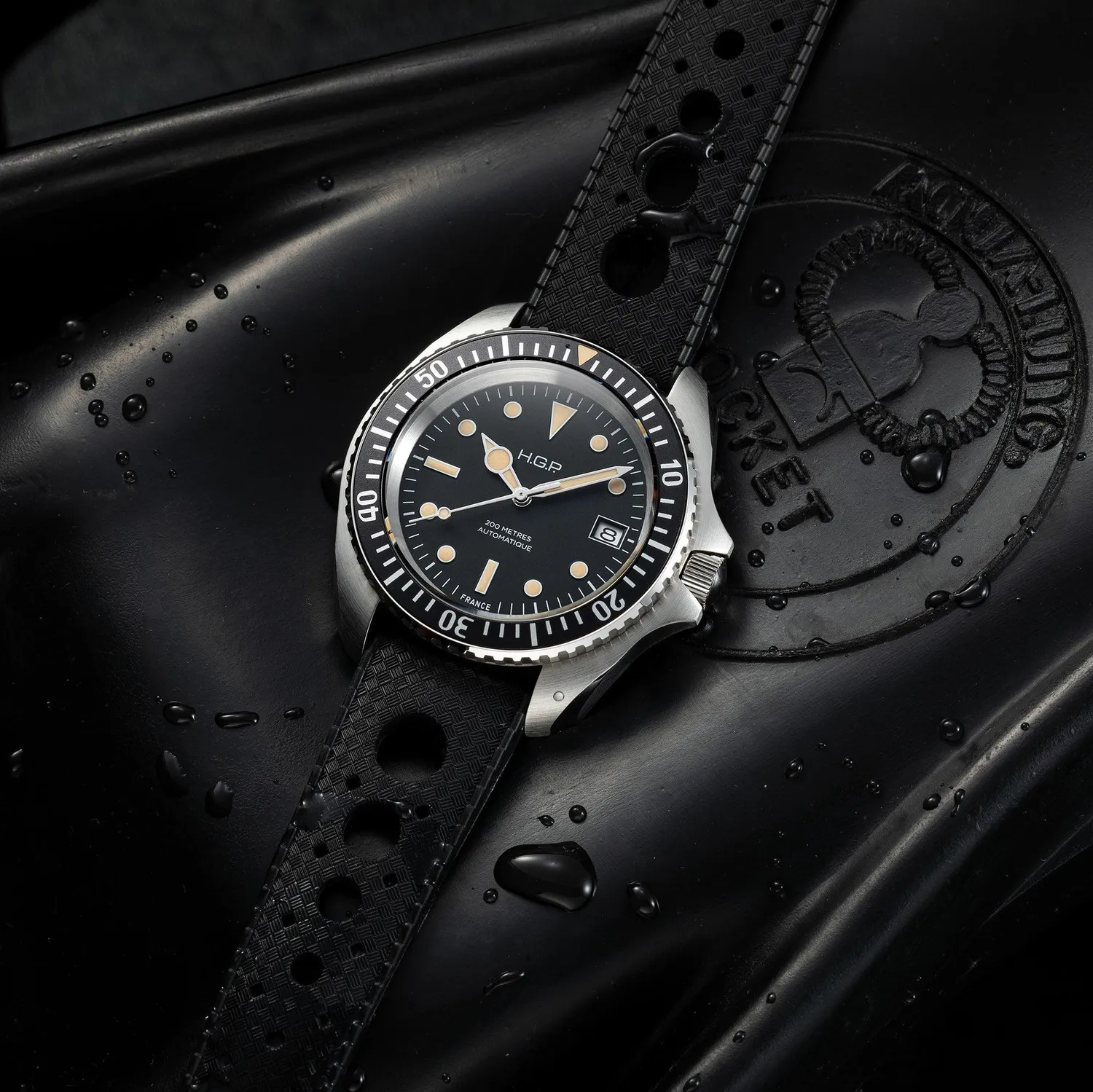 H.G.P. Diver 200M Automatic orologio 42 mm nero